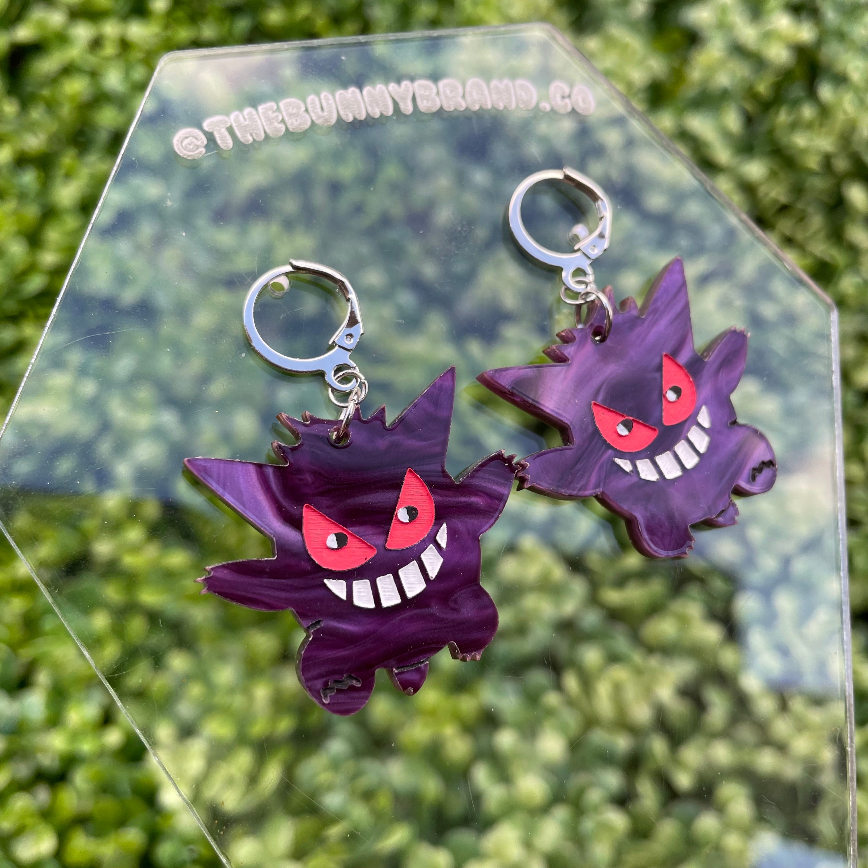 Gengar earrings 2025